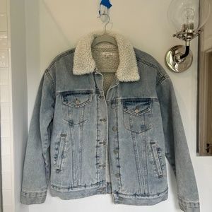 PacSun simple blue jean jacket